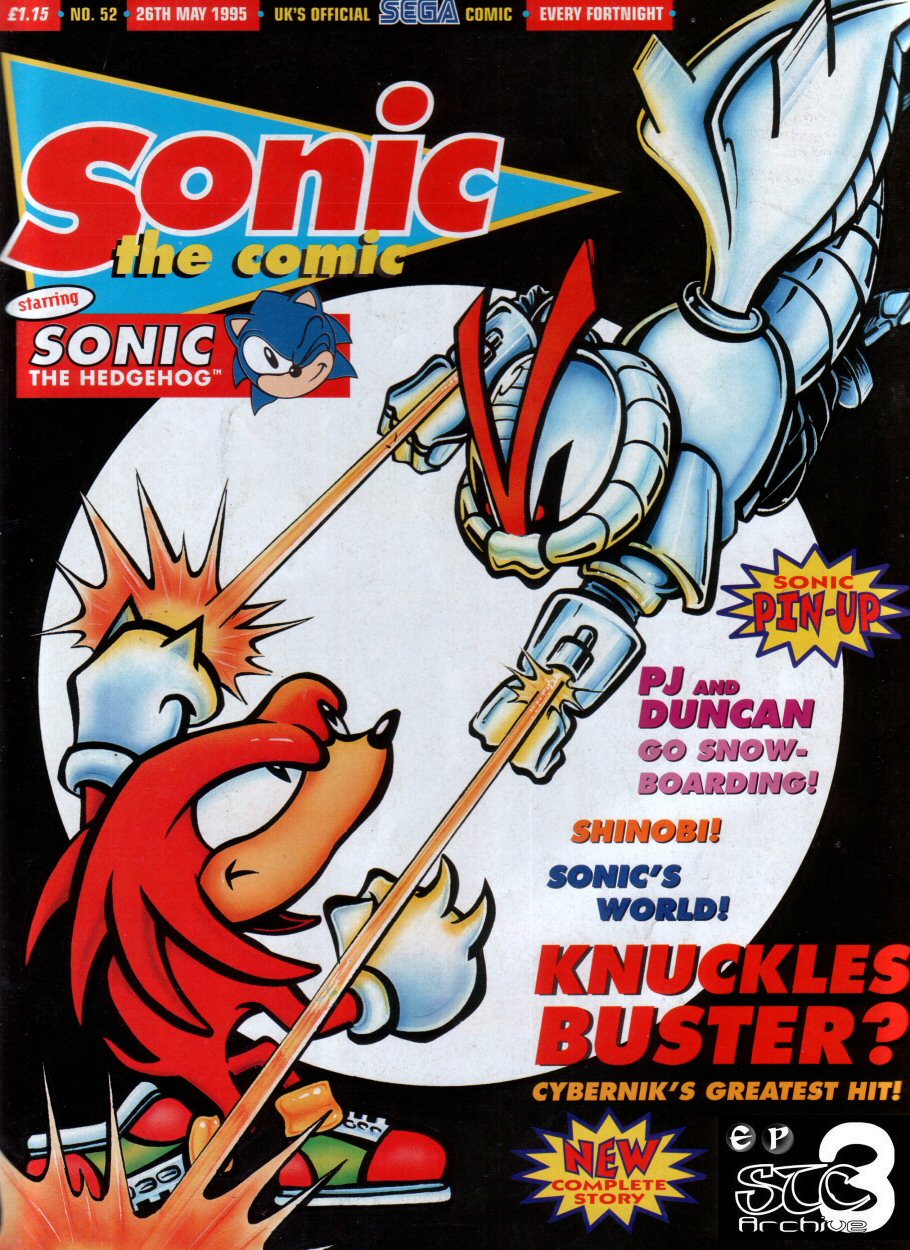Sonic - The Comic Issue No. 052 Cover Page